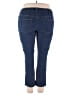 Woman Within Solid Blue Jeans Size 22W - photo 2