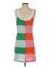 Unbranded 100% Polyester Color Block White Casual Dress Size S - photo 2