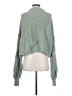 Free People 100% Cotton Green Pullover Sweater Size S - photo 2