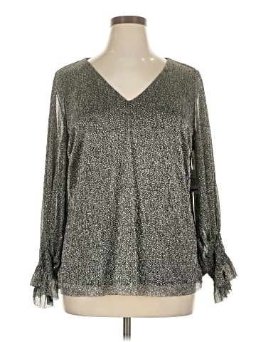 MSK Long Sleeve Blouse (view 1)