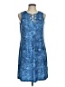 MICHAEL Michael Kors Tie-dye Blue Casual Dress Size M - photo 1
