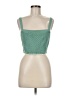 Blue Blush Green Sleeveless Top Size M - photo 1