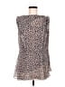 CAbi 100% Polyester Brown Sleeveless Top Size M - photo 1
