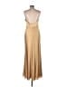Mac Duggal 100% Polyester Tan Cocktail Dress Size 10 - photo 2