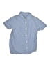 Crewcuts Stars Blue Short Sleeve Button-Down Shirt Size 6 - 7 - photo 1
