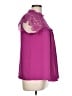 Rain 100% Polyester Purple Short Sleeve Blouse Size L - photo 4