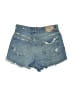 Zara Blue Denim Shorts Size 4 - photo 2
