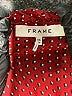 FRAME 100% Polyester Polka Dots Red 3/4 Sleeve Blouse Size XS - photo 7