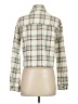Just Polly 100% Polyester Plaid Green Jacket Size XS - photo 2