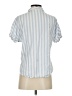 Universal Thread Stripes Blue Short Sleeve Button-Down Shirt Size XS - photo 2
