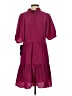 MSK 100% Polyester Burgundy Casual Dress Size S - photo 2