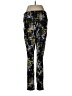 J.Jill Print Black Active Pants Size M - photo 2