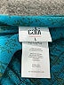 CAbi 100% Polyester Teal Short Sleeve Blouse Size L - photo 7