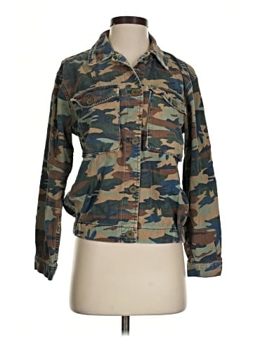 Topshop Long Sleeve Button-Down Shirt (view 1)