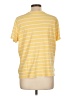 Basic Editions 100% Cotton Stripes Yellow Short Sleeve T-Shirt Size L - photo 2