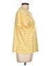 Basic Editions 100% Cotton Stripes Yellow Short Sleeve T-Shirt Size L - photo 4