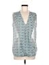 CAbi 100% Polyester Teal Sleeveless Blouse Size M - photo 1