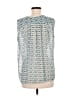 CAbi 100% Polyester Teal Sleeveless Blouse Size M - photo 2