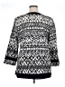 Erika Black 3/4 Sleeve Blouse Size XL - photo 2