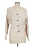 Moon & Madison 100% Polyester Ivory Long Sleeve Top Size L - photo 1