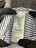 Precious Firsts 100% Cotton Stripes Blue Leggings 0-3 MO / 3 MO - photo 3