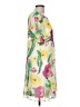 DKNY 100% Polyester Tropical Yellow Casual Dress Size 10 - photo 4