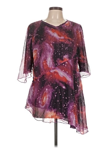 Jerry T 3/4 Sleeve Blouse (view 1)