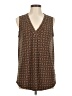 Anne Klein Brown Sleeveless Blouse Size M - photo 1