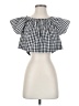Wilfred 100% Cotton Black Short Sleeve Blouse Size S - photo 1