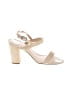 BP. 100% Leather Ivory Sandals Size 7 - photo 1