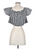 Wilfred 100% Cotton Black Short Sleeve Blouse Size S - photo 2