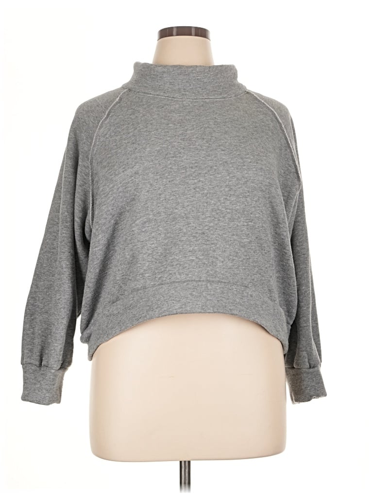 Pre-owned Lna Turtleneck Sweater In Gray