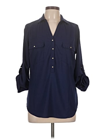 Skies Are Blue 3/4 Sleeve Blouse (view 1)