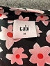 CAbi 100% Polyester Floral Black Short Sleeve Blouse Size M - photo 7