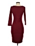 Unbranded Solid Burgundy Cocktail Dress Size S - photo 2
