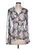 Joie Gray Long Sleeve Blouse Size L - photo 1