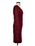 Unbranded Solid Burgundy Cocktail Dress Size S - photo 4