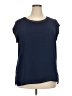 DR2 100% Polyester Blue Short Sleeve Top Size XXL - photo 1