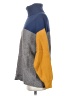 Free People Color Block Gray Turtleneck Sweater Size XS - photo 5