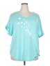 Unbranded Teal Short Sleeve Top Size XXL (estimated) - photo 1