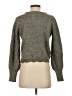 FRYE Metallic Gray Pullover Sweater Size S - photo 2