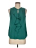 Elodie Teal Sleeveless Blouse Size M - photo 1
