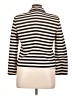 Ann Taylor LOFT 100% Acetate Stripes Ivory Blazer Size 14 Petite - photo 2