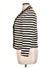 Ann Taylor LOFT 100% Acetate Stripes Ivory Blazer Size 14 Petite - photo 5