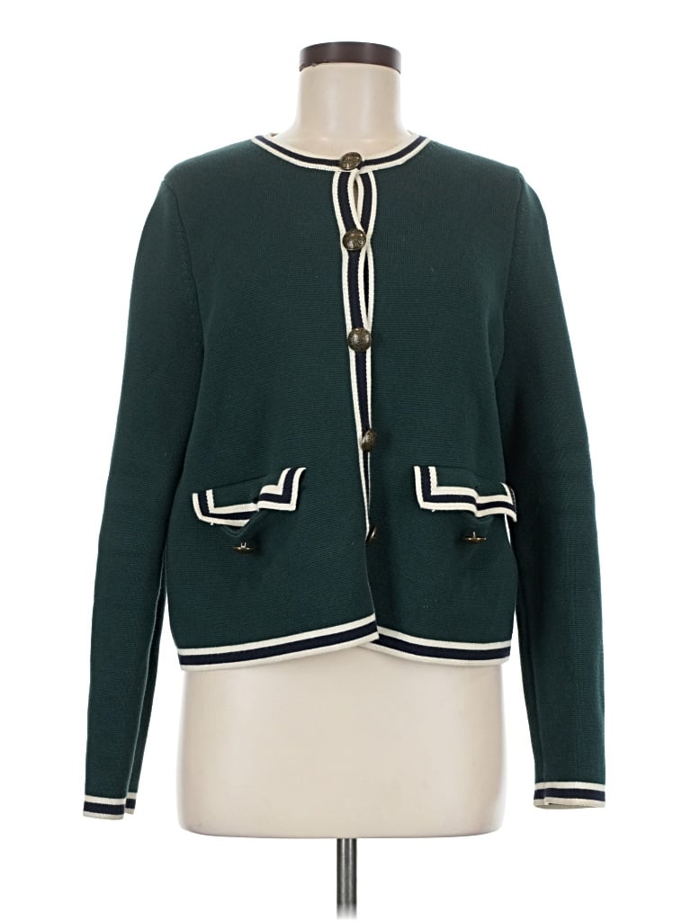 Pre-owned Boden Cardigan Sweater In Green