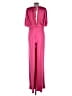Alloy Apparel Solid Pink Jumpsuit Size L - photo 2