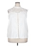Shein White Sleeveless Blouse Size XXL - photo 1