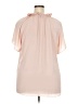 Ann Taylor Pink Short Sleeve Blouse Size XXL - photo 2