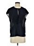 J.Crew 100% Polyester Blue Short Sleeve Blouse Size 0 - photo 1