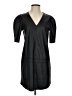 Lavender Brown 100% Polyester Solid Black Casual Dress Size S - photo 1